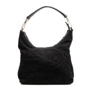 Pre-owned Canvas handbags Gucci Vintage , Black , Dames