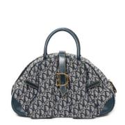 Pre-owned Canvas handbags Dior Vintage , Gray , Dames