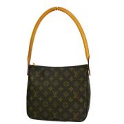 Pre-owned Canvas louis-vuitton-bags Louis Vuitton Vintage , Brown , Da...