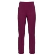 Fuchsia Slim Fit Broek Pinko , Purple , Dames