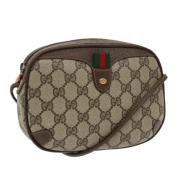 Pre-owned Leather gucci-bags Gucci Vintage , Beige , Dames