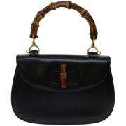 Pre-owned Leather gucci-bags Gucci Vintage , Black , Dames