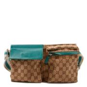 Pre-owned Canvas gucci-bags Gucci Vintage , Brown , Dames