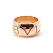 Pre-owned Rose Gold rings Bvlgari Vintage , Yellow , Dames