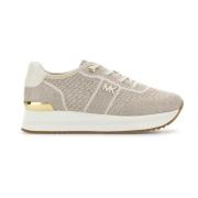 Kleurrijke Stoffen Sneakers Michael Kors , Beige , Dames