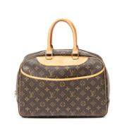 Pre-owned Canvas handbags Louis Vuitton Vintage , Brown , Dames