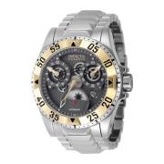 Heren Automatisch Excursie Horloge Invicta Watches , Gray , Heren