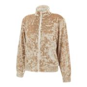 Chenille Sweatshirt 'Miriam', Ivoor, Volledige Rits MC2 Saint Barth , ...