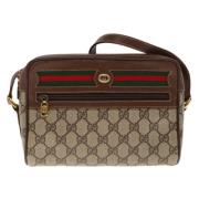 Pre-owned Canvas gucci-bags Gucci Vintage , Beige , Dames