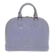 Pre-owned Leather handbags Louis Vuitton Vintage , Blue , Dames