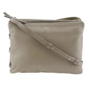 Pre-owned Leather celine-bags Celine Vintage , Gray , Dames