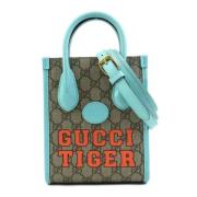 Pre-owned Fabric handbags Gucci Vintage , Blue , Dames