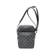 Pre-owned Canvas louis-vuitton-bags Louis Vuitton Vintage , Black , Da...