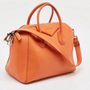 Pre-owned Leather handbags Givenchy Pre-owned , Orange , Dames