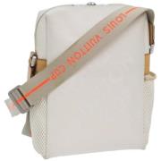 Pre-owned Canvas shoulder-bags Louis Vuitton Vintage , White , Dames