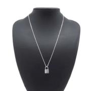 Pre-owned Silver necklaces Louis Vuitton Vintage , Gray , Dames