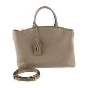 Pre-owned Leather louis-vuitton-bags Louis Vuitton Vintage , Beige , D...