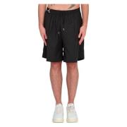 Elastische Taille Shorts in Molokay Stijl Briglia , Black , Heren