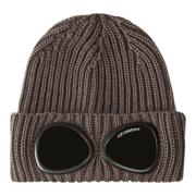 Wollen Goggle Beanie C.p. Company , Gray , Heren