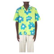 Zuur Groen Bloom Bowling Shirt Bonsai , Multicolor , Heren