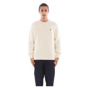 Ribgebreide Raglan Trui Lacoste , Beige , Heren