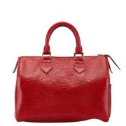 Pre-owned Leather louis-vuitton-bags Louis Vuitton Vintage , Red , Dam...