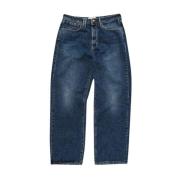 Super Wide Leg Denim Jeans Cycle , Blue , Heren