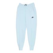 Tech Fleece Mid-Rise Jogger Broek Nike , Blue , Dames