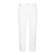 Denim 5-Pocket Broek in Stoffig Blauw Eleventy , White , Heren