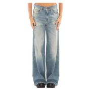 Vintage Flare Jeans 1978 Style Diesel , Blue , Dames