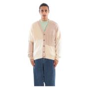 Stijlvol Gebreid Vest Garment Workshop , Beige , Heren