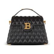 B-Buzz Dynasty tas in gewatteerd kalfsleer Balmain , Black , Dames