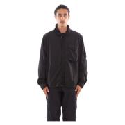 Lens Overshirt in Chrome-R Stijl C.p. Company , Black , Heren