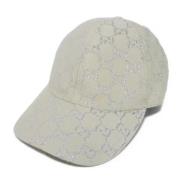 Pre-owned Fabric hats Gucci Vintage , White , Dames