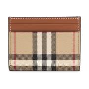 Kaarthouder Burberry , Beige , Dames