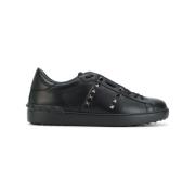 Zwarte Rockstud Untitled Sneakers Valentino Garavani , Black , Heren