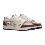 Raket Sneakers in Bruin Suède en Leer Enterprise Japan , Brown , Heren