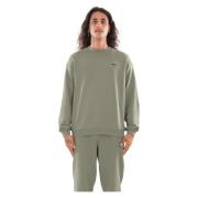 Gezellige Croc Fleece Sweatshirt Lacoste , Green , Heren