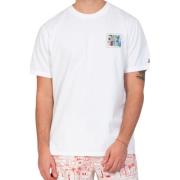 Mykonos Ansichtkaart Tee MC2 Saint Barth , White , Heren