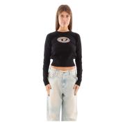 Ovale Sweater in 9XX Diesel , Black , Dames