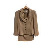 Pre-owned Fabric outerwear Moschino Pre-Owned , Beige , Dames