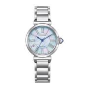 Eco Drive Diamanten Horloge Citizen , Gray , Dames