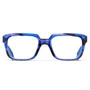 Blauw Gestreepte Acetaat Optische Bril Cutler And Gross , Blue , Unise...