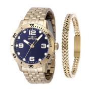 Blauwe wijzerplaat quartz horloge - Specialty Invicta Watches , Yellow...