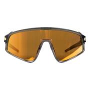 Grijze Rook Latch Panel Zonnebril Oakley , Brown , Unisex