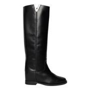 Zwarte laars - 2568Bs, Stijlvol model Via Roma 15 , Black , Dames