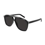 Dune Stijlvolle Zonnebril Saint Laurent , Black , Unisex