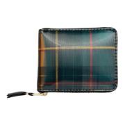 Lenticular Tartan Portemonnee Comme des Garçons , Green , Unisex