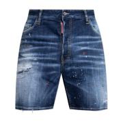 Denim shorts Marine Dsquared2 , Blue , Heren