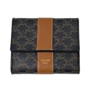 Pre-owned Leather wallets Celine Vintage , Brown , Dames